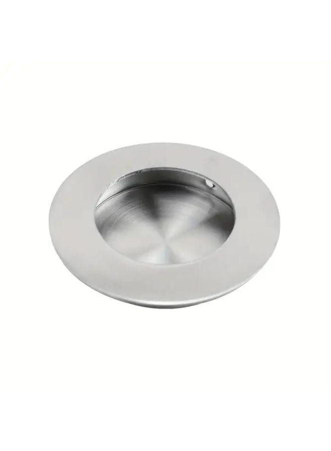 2pcs Brushed Nickel Stainless Steel Recessed Door Pulls Flush Cabinet Handles - Image 2